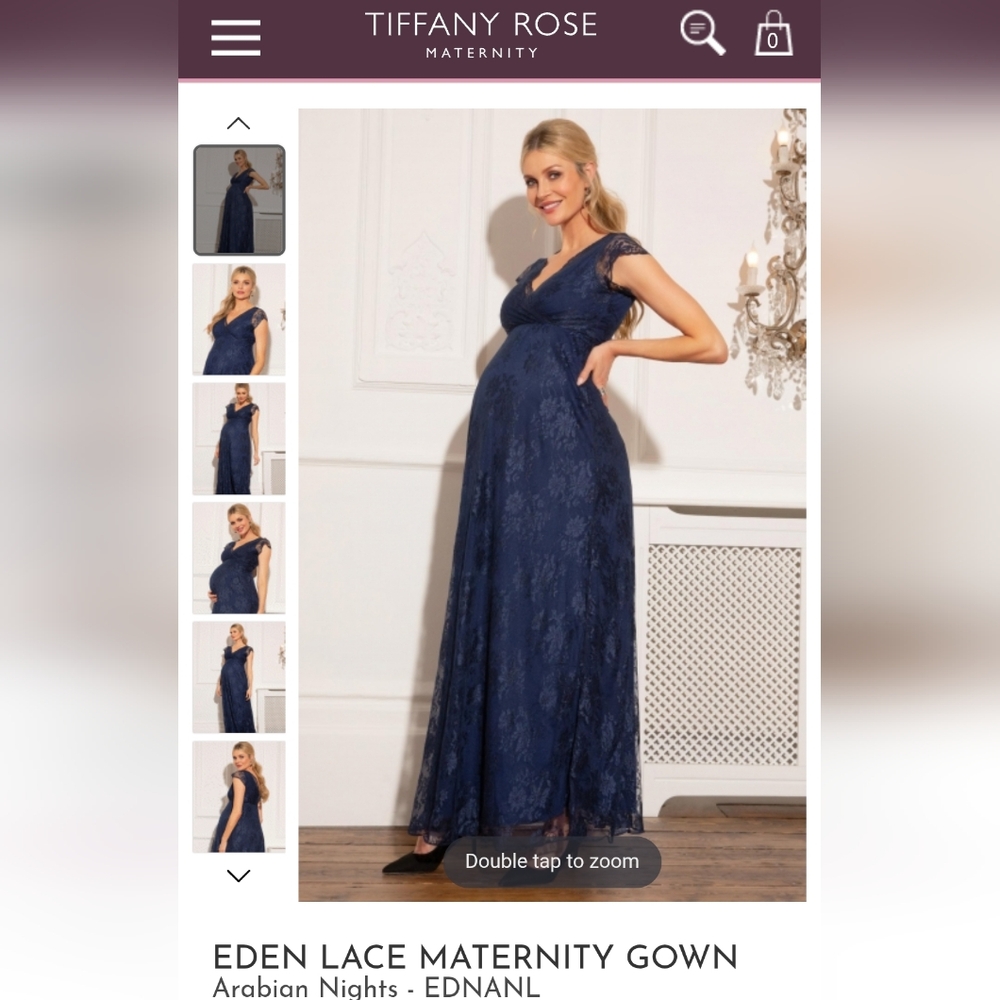 Tiffany Rose Eden Lace Maternity Gown